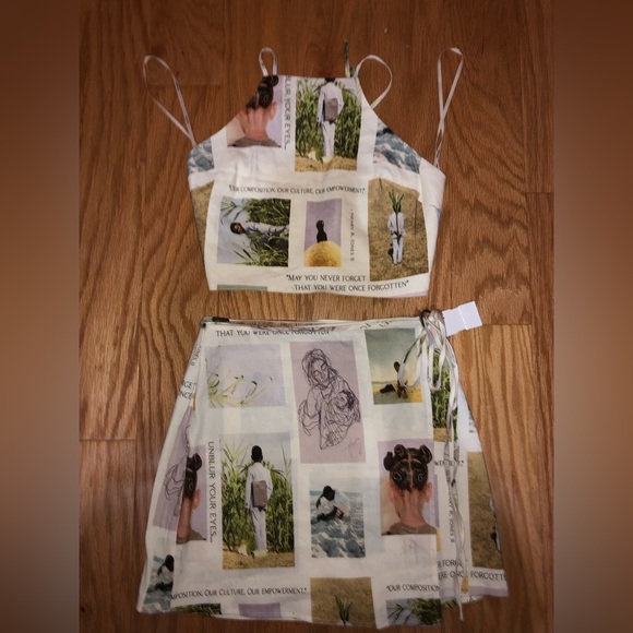 FOREVER 21 2 PIECE SZ. S Henry R. Jones ll Mini Skirt - Picture 2 of 13